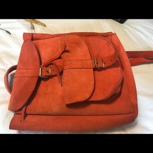 Genuine leather high quality backpack
